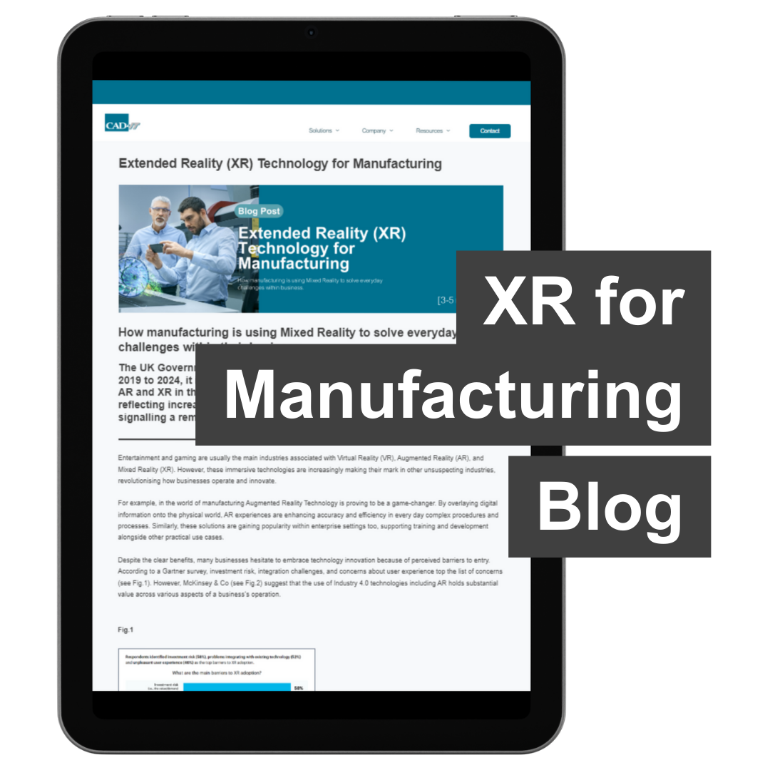 XR For Manufacturing Blog