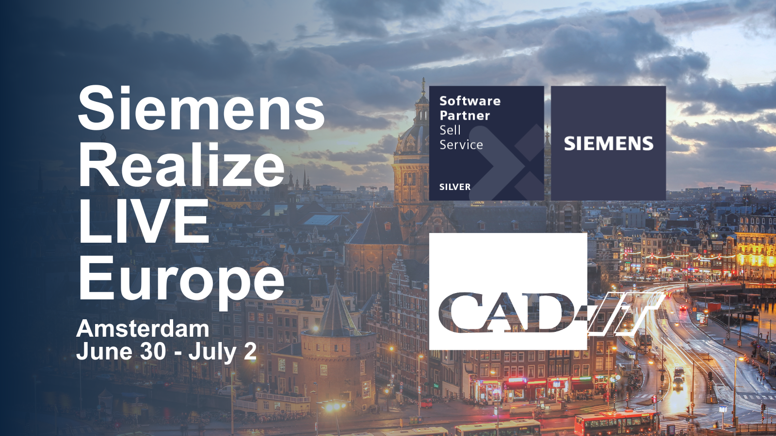 Attend event: Siemens Realize Live Europe